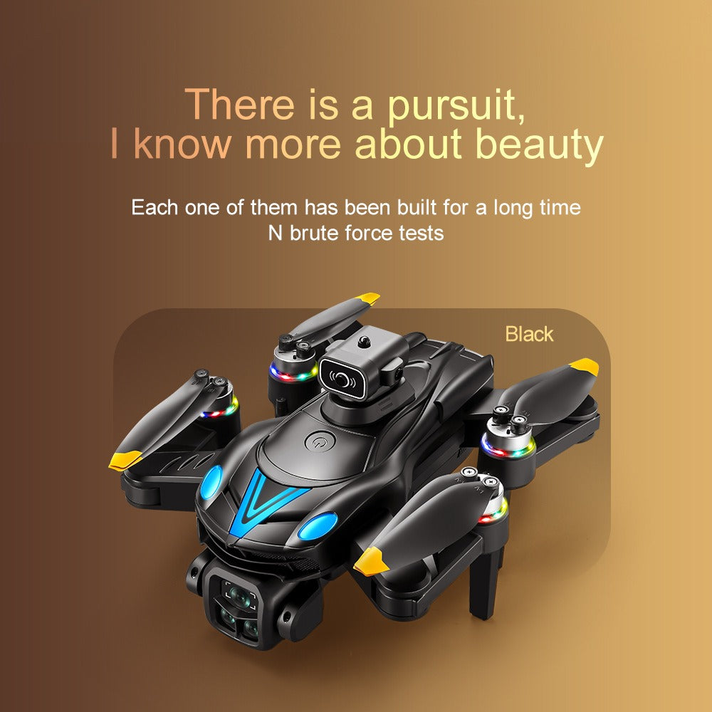 Dual Camera Brushless Drone 50X Zoom Optical Flow Foldable RC Quadcopter