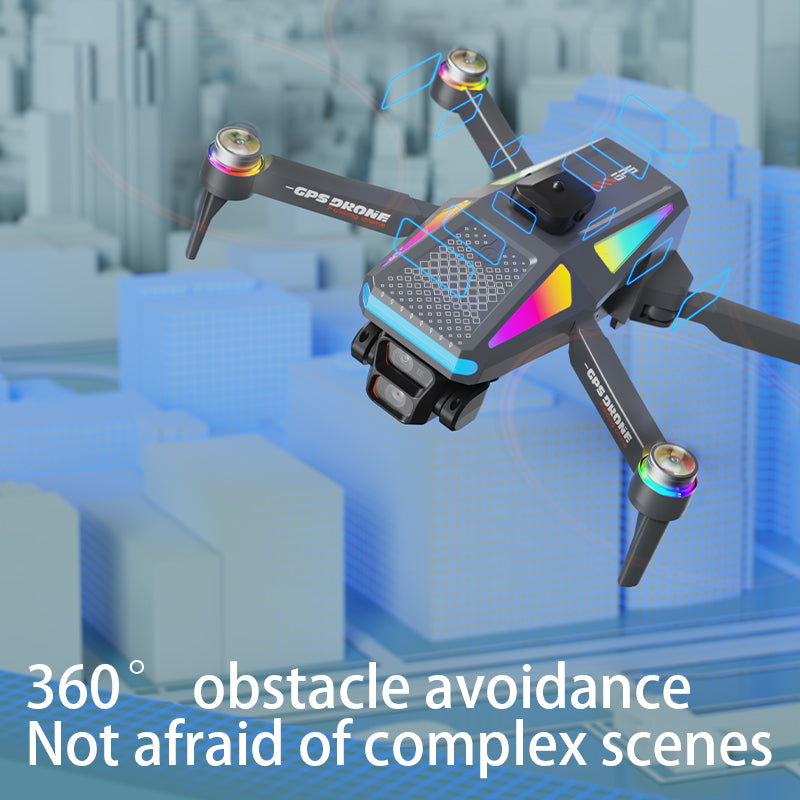 S5 8K GPS Drone 4-5" Screen Controller Brushless Motor Dual Battery FPV Quadcopter