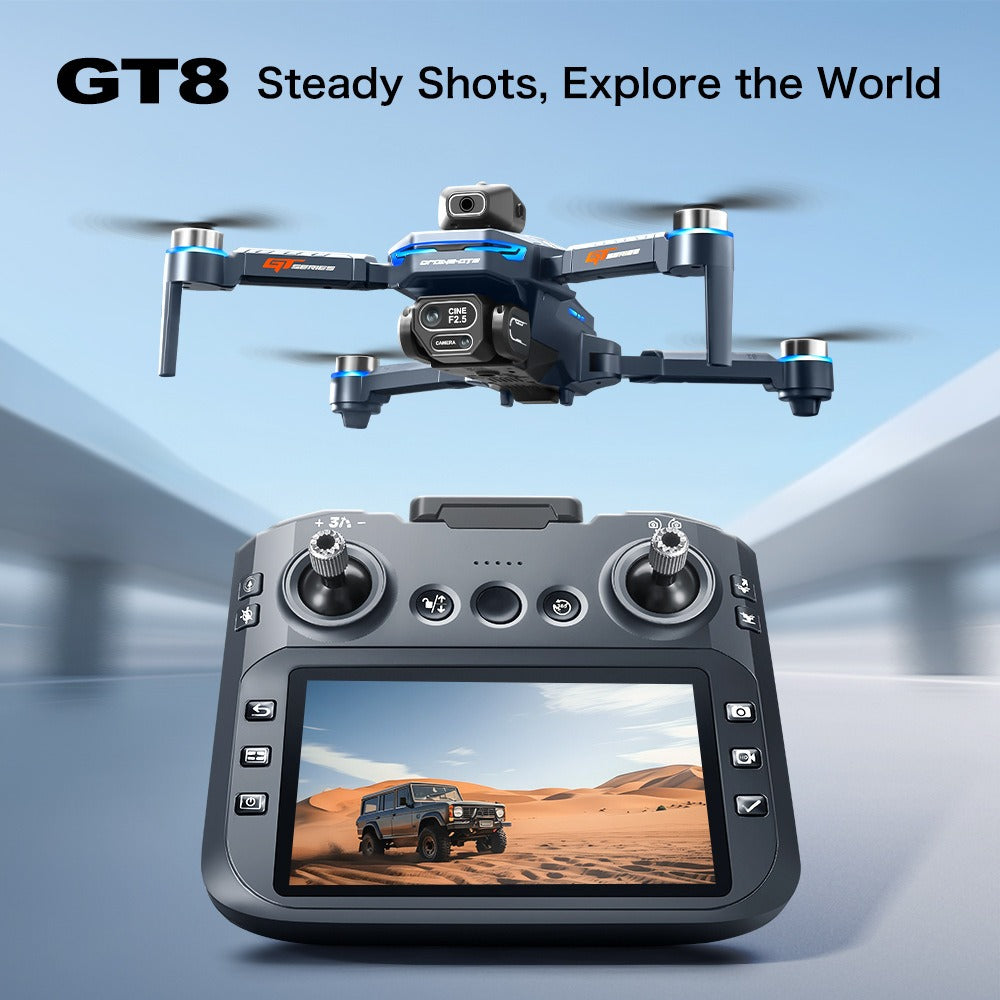GT8 5G Professional 8K HD Dual Camera Drone With FPV WIFI Obstacle Avoidance