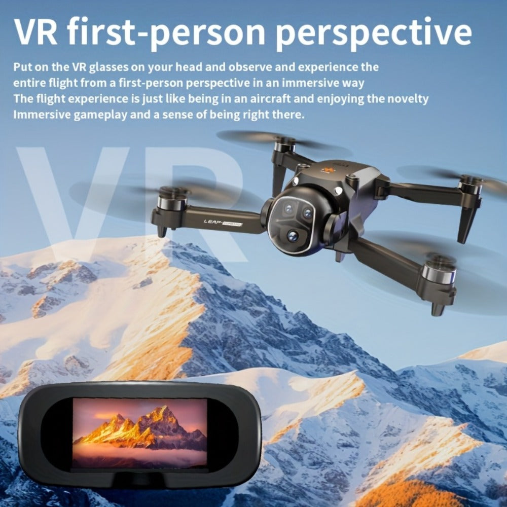 H21  Foldable VR Drone Dual Battery Brushless Motor 360 Flip Quadcopter for Adults
