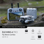 DJI Mini 4 Pro Fly More Combo (DJI RC2) | Lightweight 4K Camera Drone with Long Battery Life