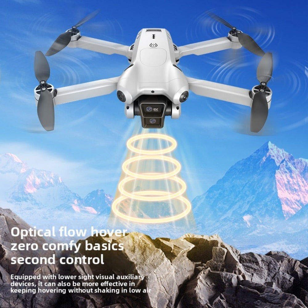 M4 8K Brushless Dual Camera Drone with 4.3" Remote, Foldable Quadcopter 2 Batteries