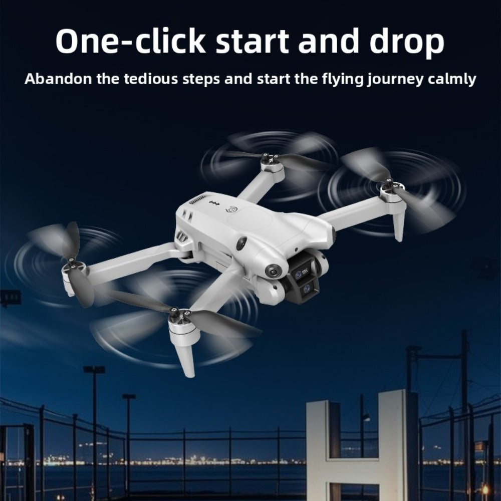 M4 8K Brushless Dual Camera Drone with 4.3" Remote, Foldable Quadcopter 2 Batteries