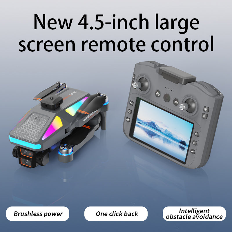 S5 8K GPS Drone 4-5" Screen Controller Brushless Motor Dual Battery FPV Quadcopter