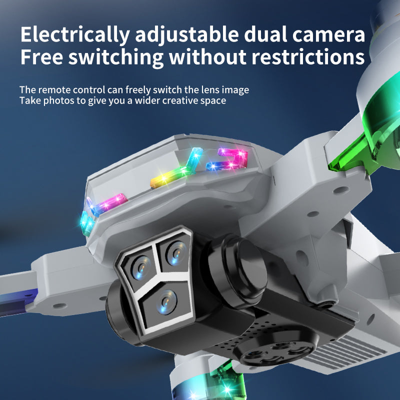 Brushless Dual Camera Drone with 4.3 Inch Screen Remote Foldable Quadcopter